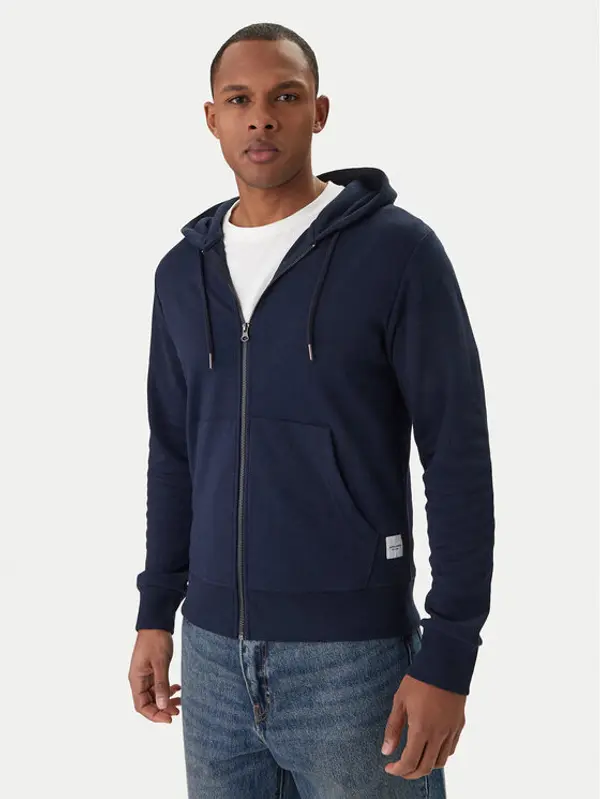 jack & jones Jack & Jones Majica dugih rukava Basic 12181901 Tamnoplava Regular Fit