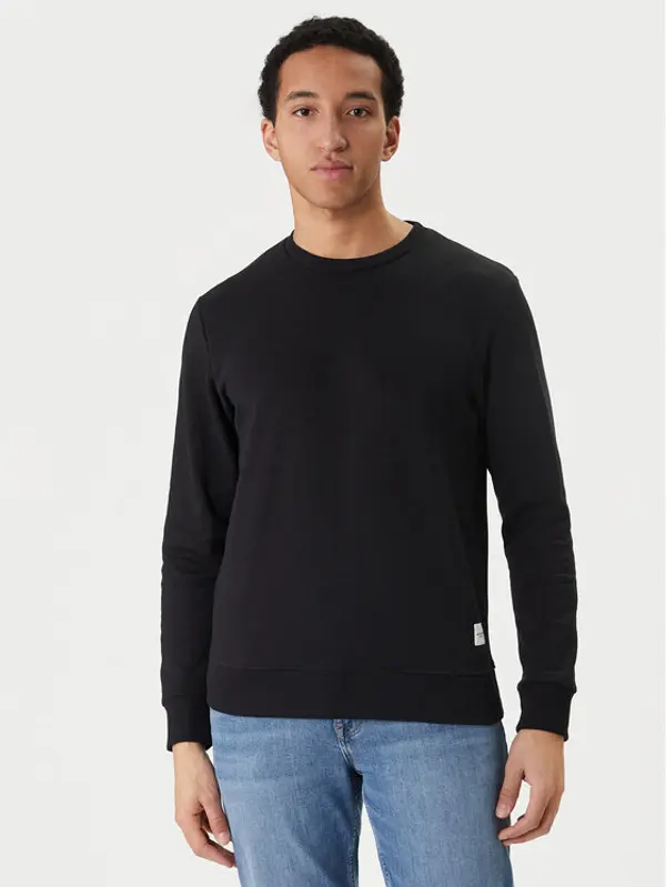 jack & jones Jack & Jones Majica dugih rukava Basic 12181903 Crna Regular Fit