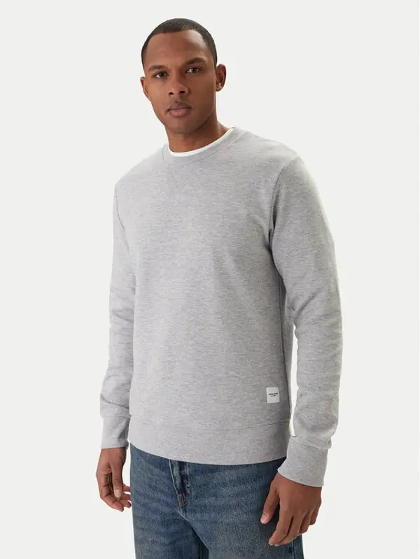 jack & jones Jack & Jones Majica dugih rukava Basic 12181903 Siva Regular Fit