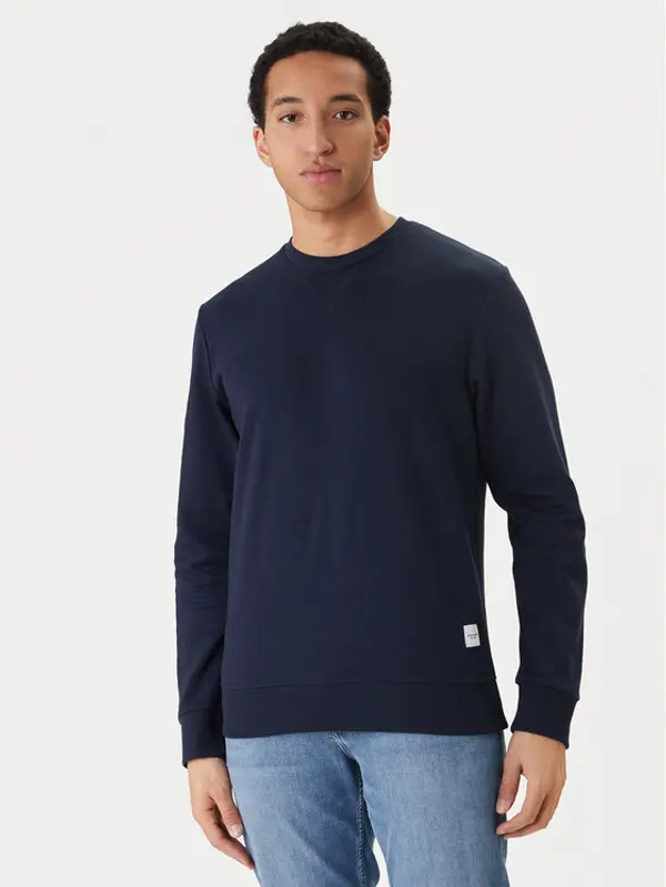 jack & jones Jack & Jones Majica dugih rukava Basic 12181903 Tamnoplava Regular Fit