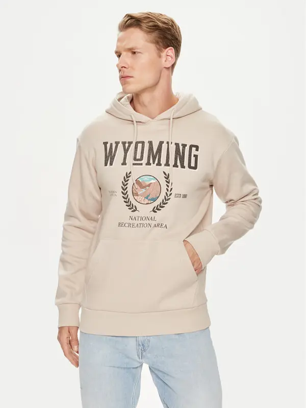 jack & jones Jack & Jones Majica dugih rukava Bradley 12264398 Siva Relaxed Fit