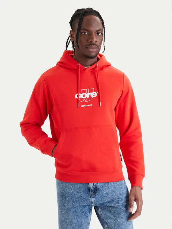 jack & jones Jack & Jones Majica dugih rukava Club 12290001 Crvena Relaxed Fit