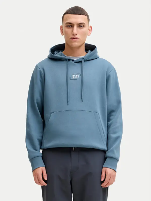 jack & jones Jack & Jones Majica dugih rukava Corp 12268422 Plava Regular Fit