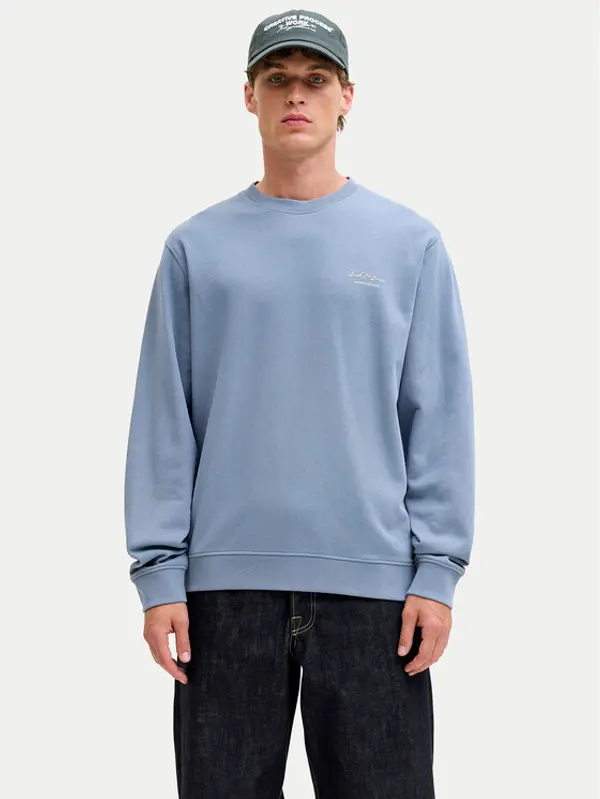 jack & jones Jack & Jones Majica dugih rukava Earchive 12287995 Plava Regular Fit