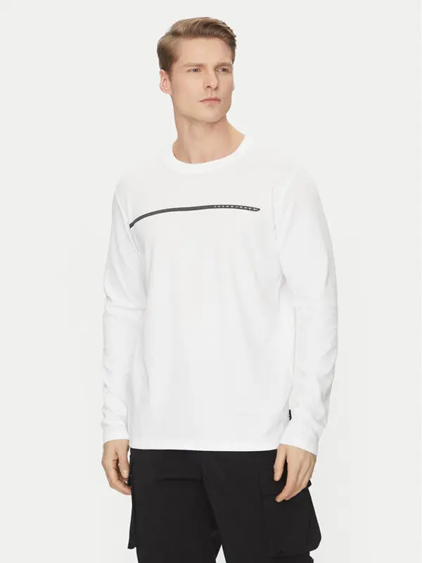 jack & jones Jack & Jones Majica dugih rukava Fusion 12273134 Bijela Regular Fit