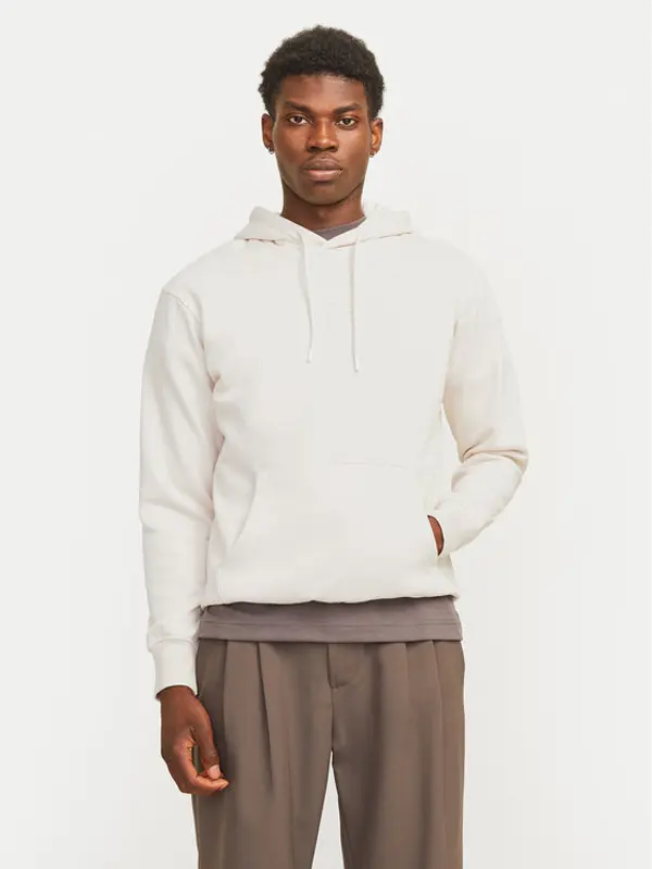 jack & jones Jack & Jones Majica dugih rukava Hakkai 12256841 Bež Relaxed Fit