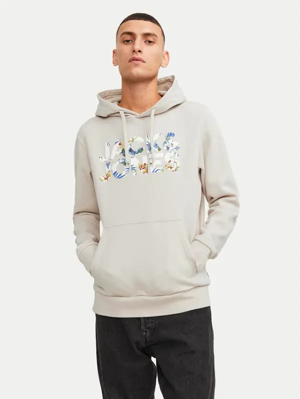 jack & jones Jack & Jones Majica dugih rukava Jeff 12250682 Bež Standard Fit