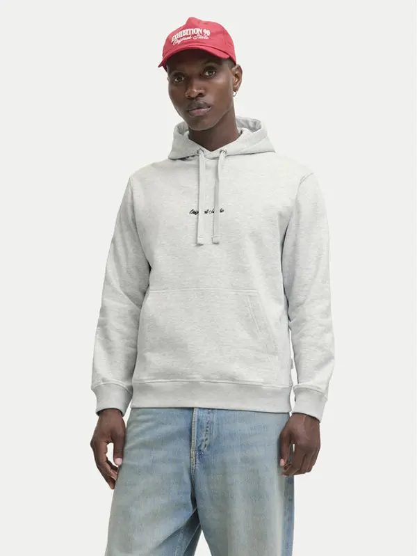 jack & jones Jack & Jones Majica dugih rukava Norrebro 12282861 Siva Relaxed Fit