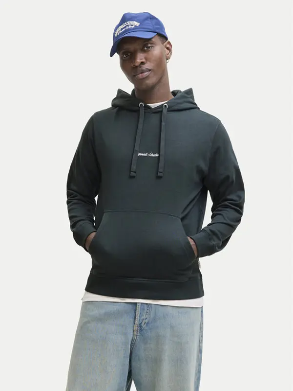 jack & jones Jack & Jones Majica dugih rukava Norrebro 12282861 Siva Relaxed Fit