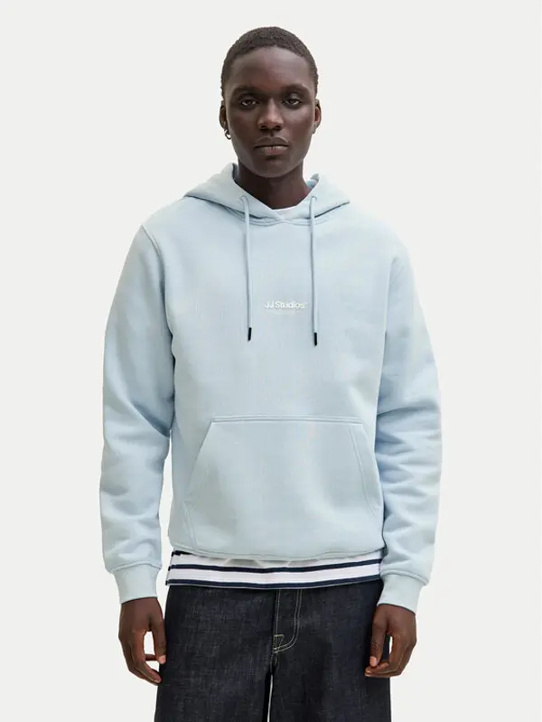 jack & jones Jack & Jones Majica dugih rukava Soho 12278789 Svijetloplava Relaxed Fit