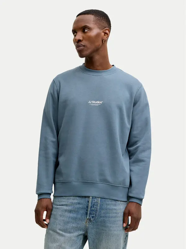 jack & jones Jack & Jones Majica dugih rukava Soho 12278791 Plava Relaxed Fit