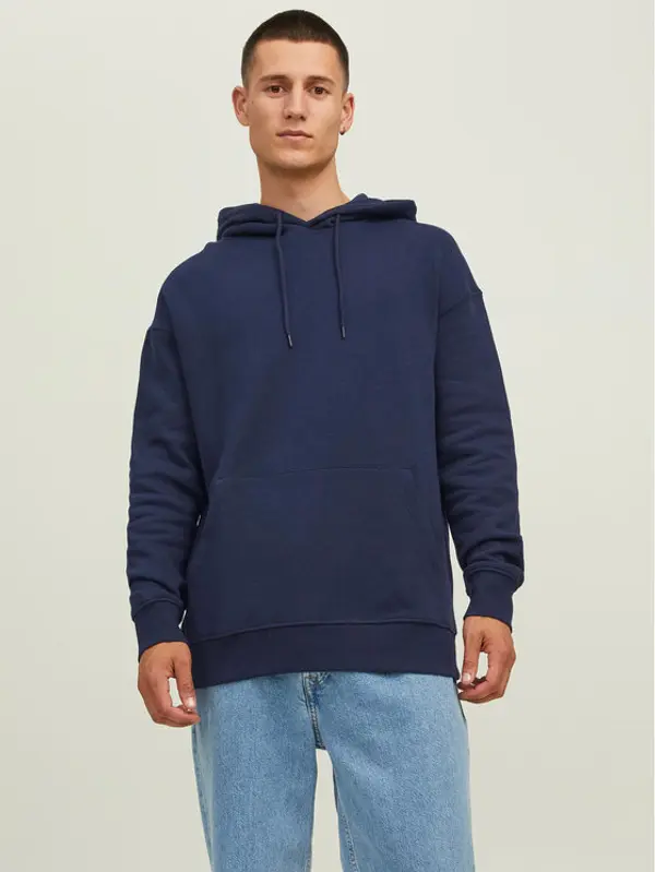jack & jones Jack & Jones Majica dugih rukava Star 12208157 Tamnoplava Relaxed Fit