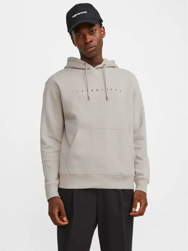 jack & jones Jack & Jones Majica dugih rukava Star 12233972 Bež Relaxed Fit