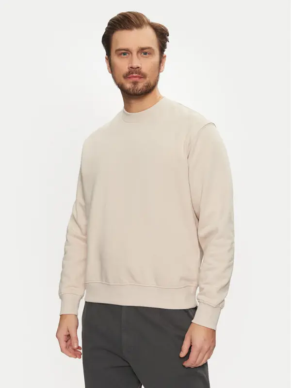 jack & jones Jack & Jones Majica dugih rukava Urban Edge 12259945 Bež Loose Fit