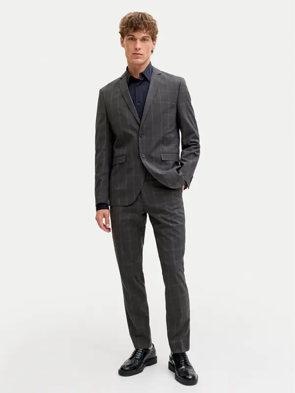 jack & jones Jack & Jones Odijelo Franco 12183530 Siva Super Slim Fit