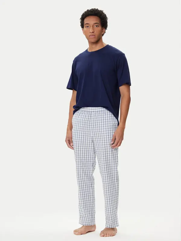 jack & jones Jack & Jones Pidžama Florence 12282813 Plava Regular Fit