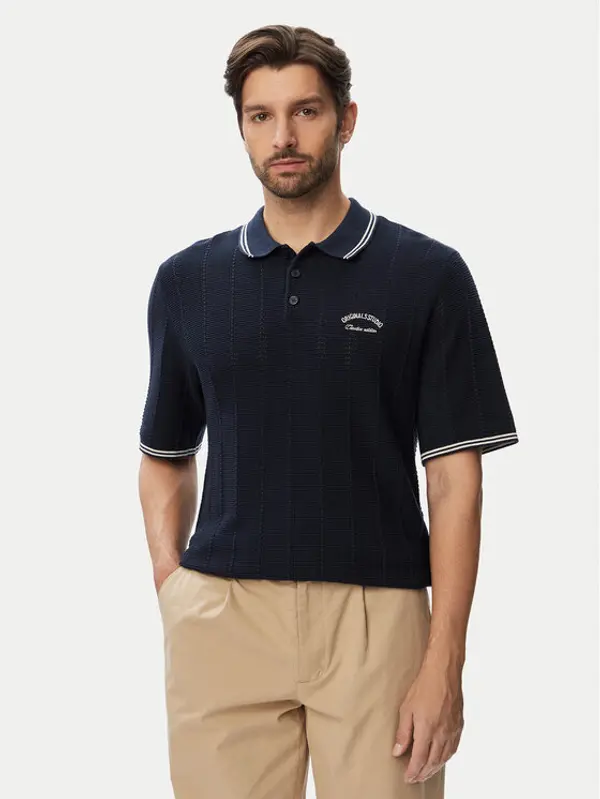 jack & jones Jack & Jones Polo 12295405 Tamnoplava Regular Fit