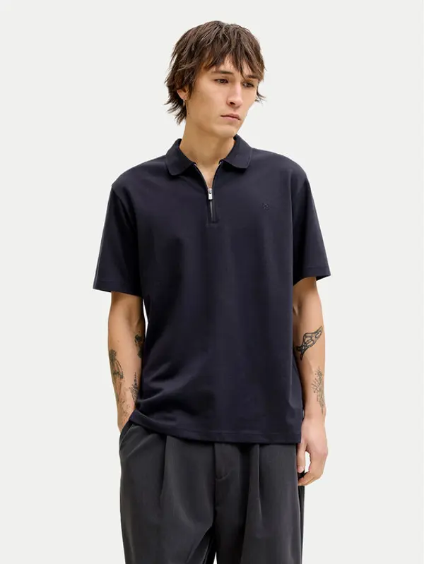 jack & jones Jack & Jones Polo Blaethan 12292992 Tamnoplava Regular Fit