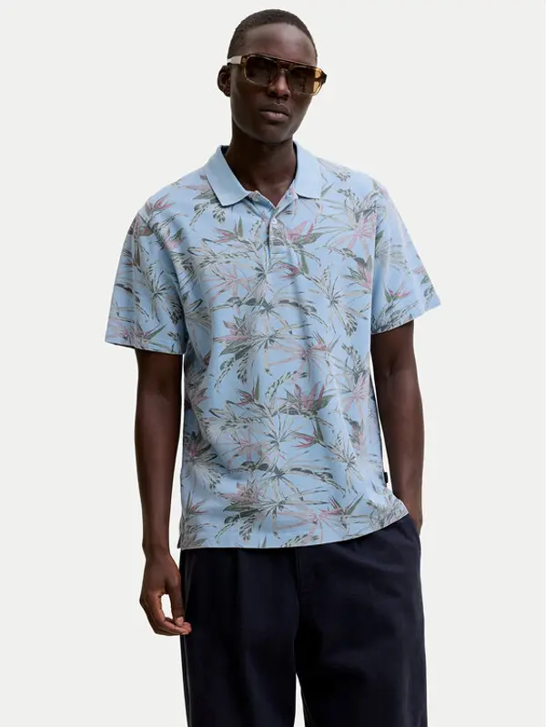 jack & jones Jack & Jones Polo Blu Hawaii 12295860 Svijetlo plava Relaxed Fit