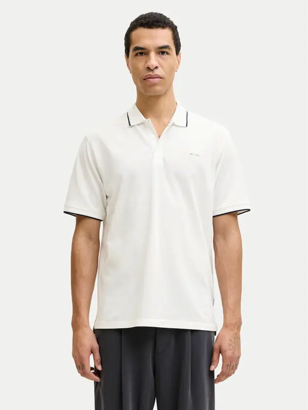 jack & jones Jack & Jones Polo Blualves 12274681 Écru Regular Fit