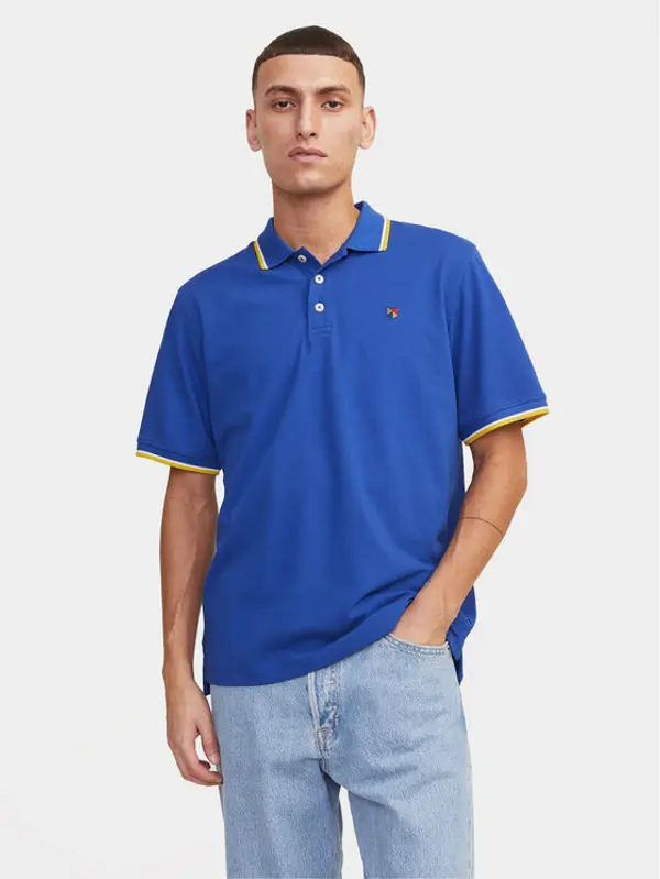 jack & jones Jack & Jones Polo Bluwin 12169064 Plava Regular Fit