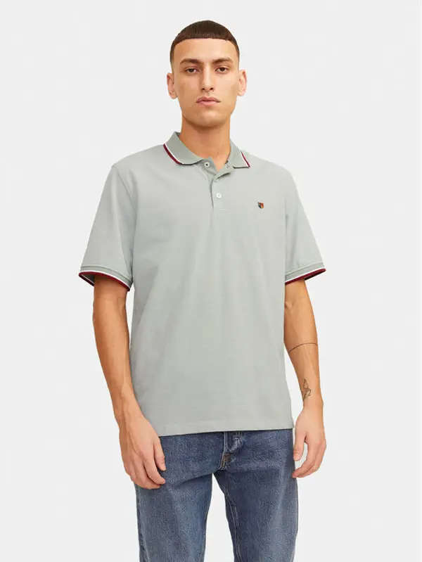 jack & jones Jack & Jones Polo Bluwin 12169064 Siva Regular Fit