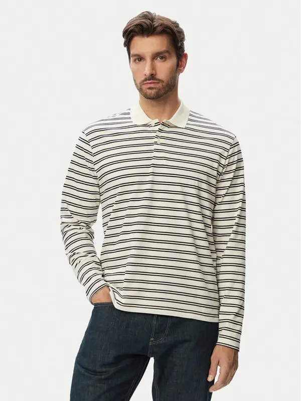 jack & jones Jack & Jones Polo Cassis 12295163 Bijela Relaxed Fit