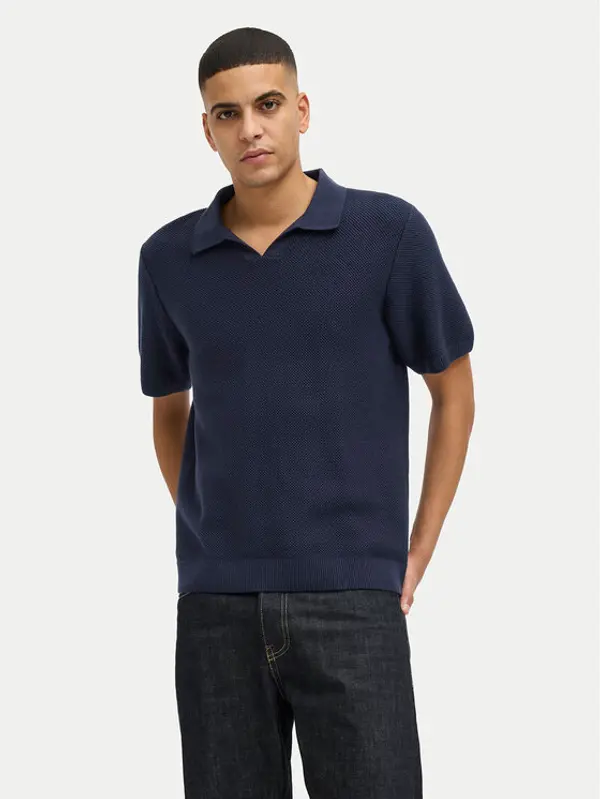 jack & jones Jack & Jones Polo Ceaston 12273012 Tamnoplava Regular Fit