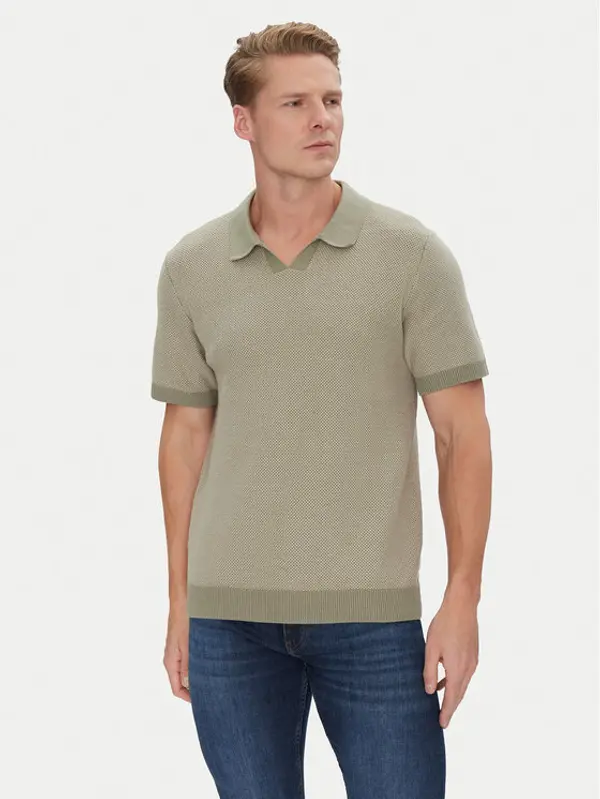 jack & jones Jack & Jones Polo Ceaston 12273012 Zelena Regular Fit