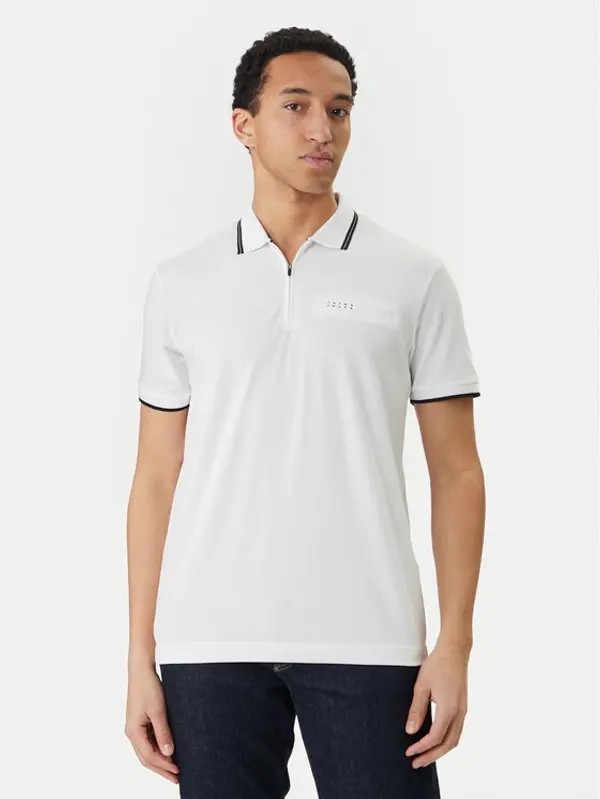 jack & jones Jack & Jones Polo Fusion 12289953 Bijela Regular Fit