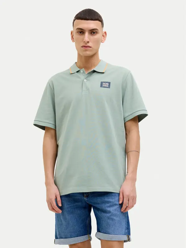 jack & jones Jack & Jones Polo Hudson 12269238 Zelena Regular Fit