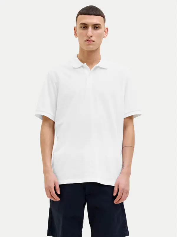 jack & jones Jack & Jones Polo Kane 12270150 Bijela Regular Fit