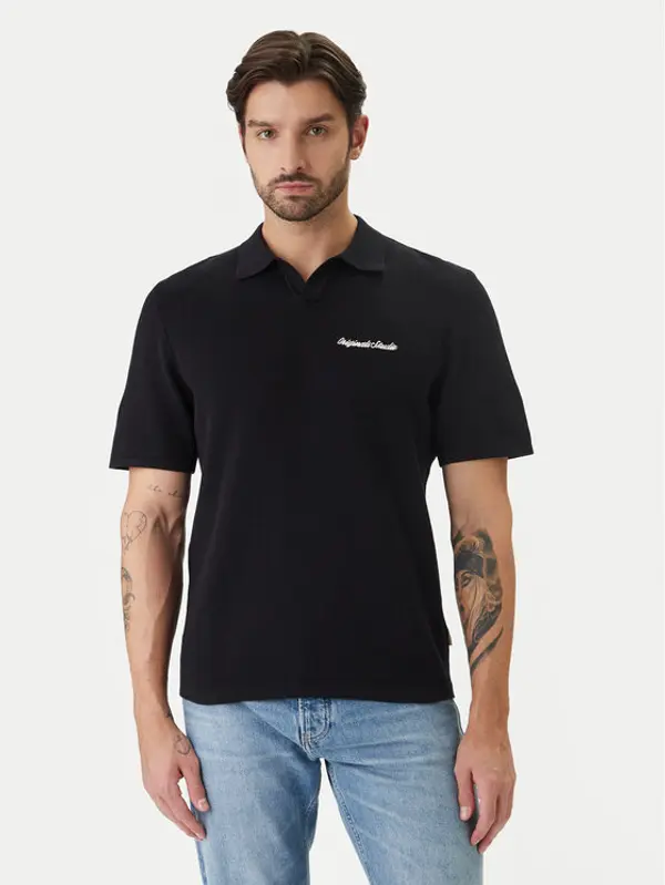 jack & jones Jack & Jones Polo Norrebro 12297926 Crna Relaxed Fit