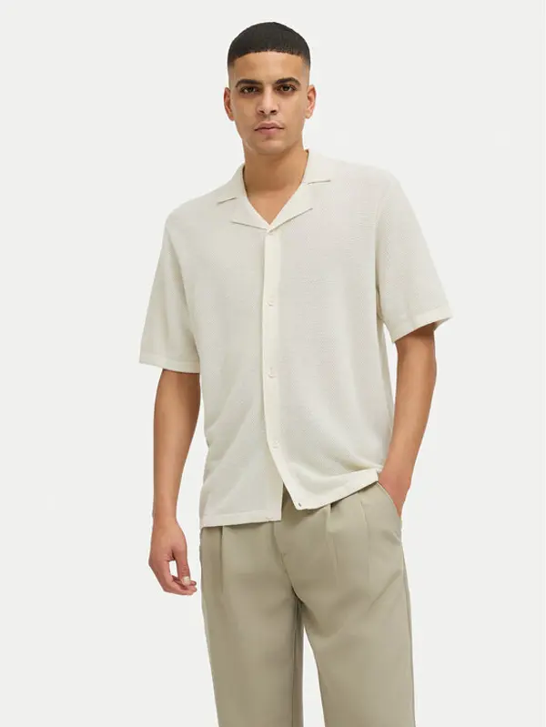 jack & jones Jack & Jones Polo Orion 12268226 Écru Relaxed Fit