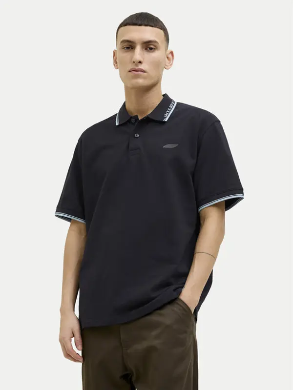 jack & jones Jack & Jones Polo Pacer 12273303 Crna Regular Fit