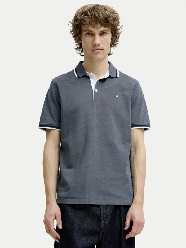jack & jones Jack & Jones Polo Paulos 12136668 Siva Regular Fit