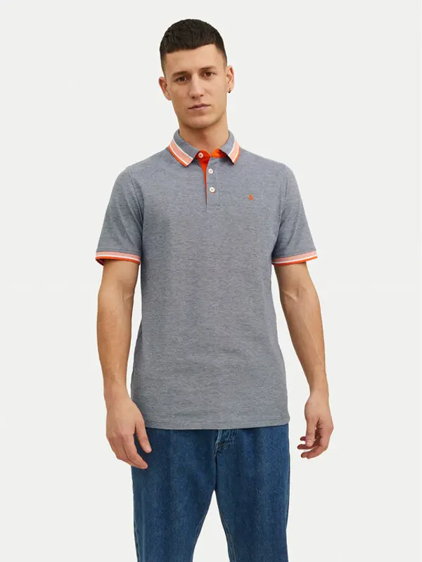 jack & jones Jack & Jones Polo Paulos 12136668 Siva Slim Fit