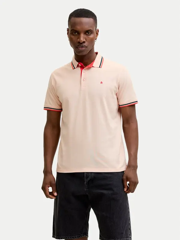 jack & jones Jack & Jones Polo Paulos 12136668 Svijetlo narančasta Regular Fit