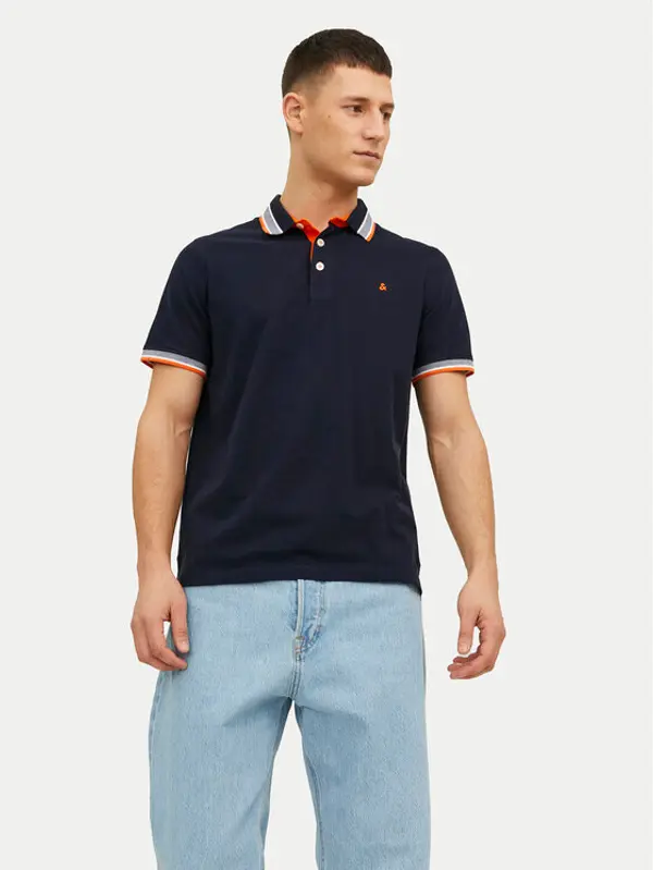 jack & jones Jack & Jones Polo Paulos 12136668 Tamnoplava Slim Fit