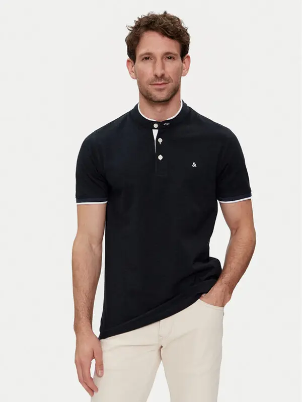 jack & jones Jack & Jones Polo Paulos 12199711 Tamnoplava Slim Fit
