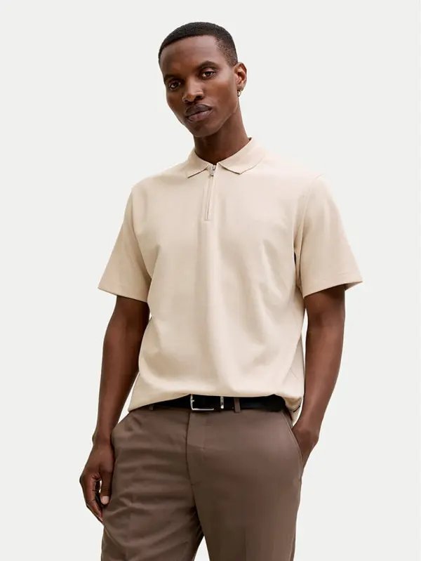 jack & jones Jack & Jones Polo Rblaethan 12292992 Bež Regular Fit