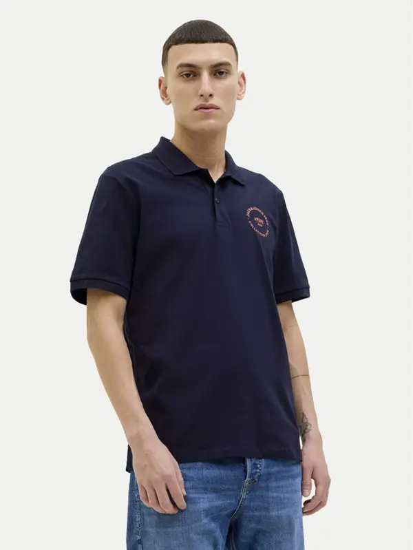 jack & jones Jack & Jones Polo Simon 12269299 Tamnoplava Regular Fit