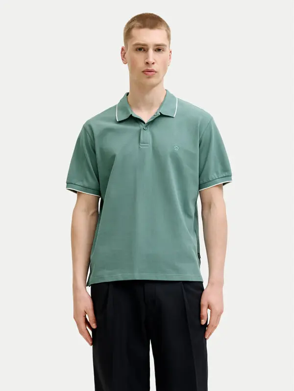 jack & jones Jack & Jones Polo Weston 12297755 Zelena Regular Fit