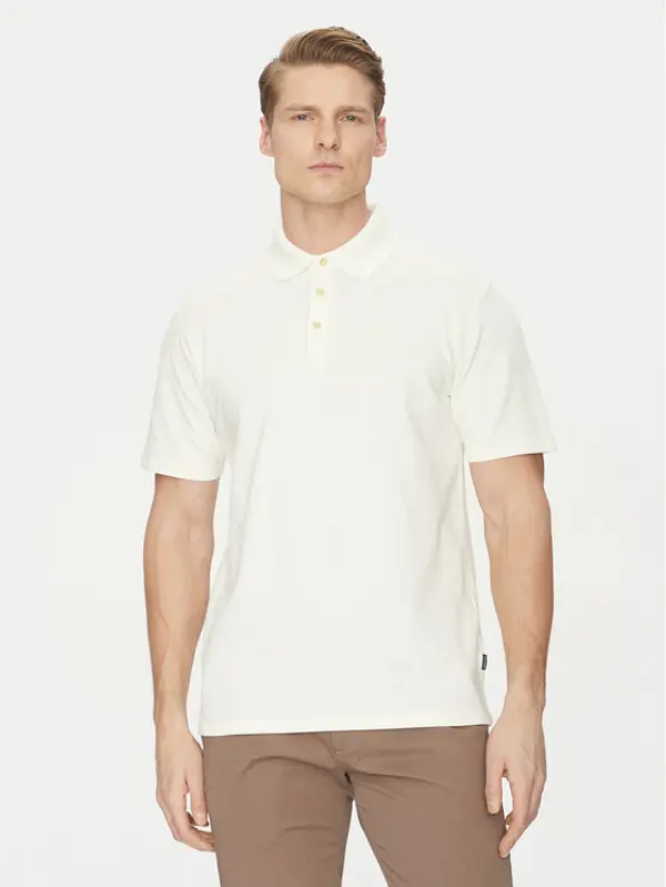 jack & jones Jack & Jones Polo William 12257315 Bijela Regular Fit