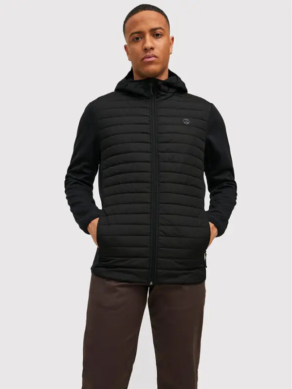 jack & jones Jack & Jones Prijelazna jakna Multi Quilted 12182242 Crna Regular Fit