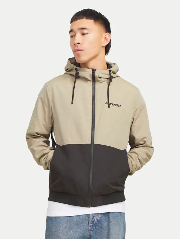 jack & jones Jack & Jones Prijelazna jakna Rush Hood 12200208 Smeđa Regular Fit