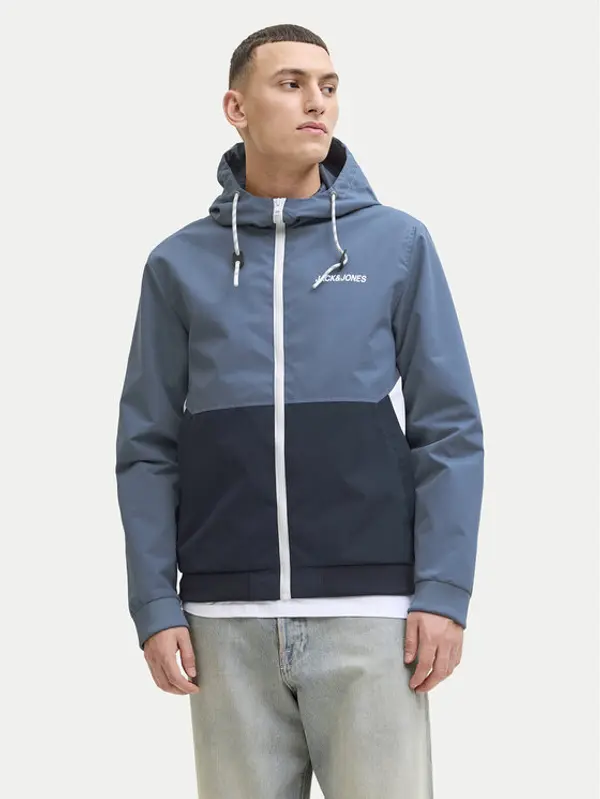 jack & jones Jack & Jones Prijelazna jakna Rush Hood 12200208 Tamnoplava Regular Fit