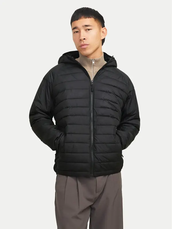 jack & jones Jack & Jones Prijelazna jakna State Hybrid 12268511 Crna Regular Fit