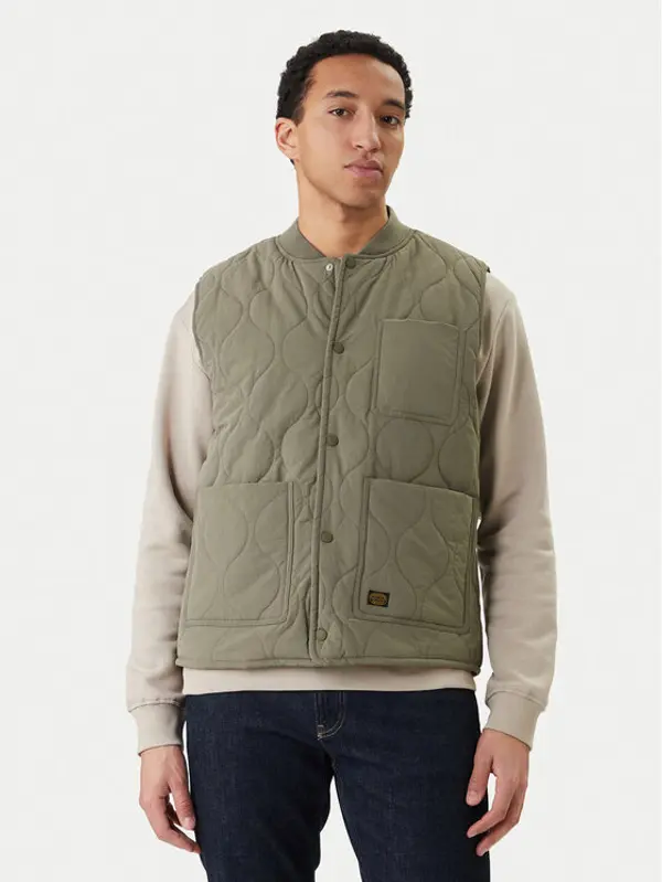 jack & jones Jack & Jones Prsluk Caleb 12294357 Zelena Regular Fit