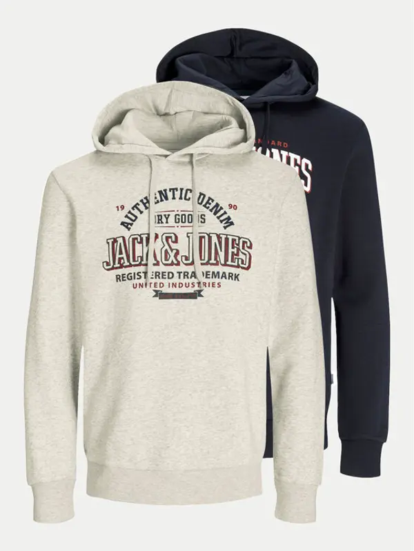 jack & jones Jack & Jones Set hoodica﻿ Logo 12267834 Šarena Standard Fit